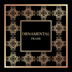 Vintage ornamental frame