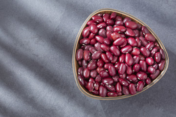 Raw red beans Phaseolus vulgaris