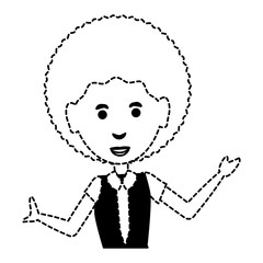 cartoon businesswoman icon