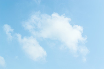 Cloud clear sky for background