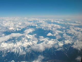 Luftaufnahme Alpen