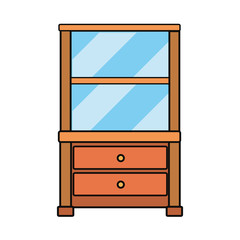 drawer with shelves icon