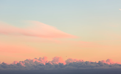 Fluffy clouds