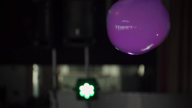 Big soap bubble slow motion