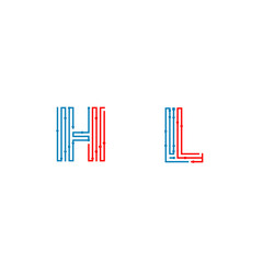 Letter H, Letter L Technology Logo Design