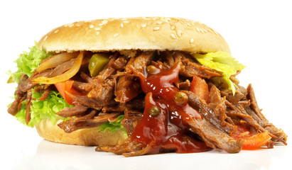 Pulled Beef Burger