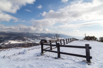 Scenic view from the summit of Mount Usu or Usuzan