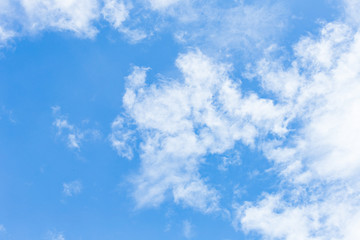 Obraz premium Cloud on the blue sky.