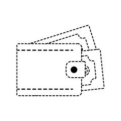 wallet with money design