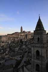 Fototapeta na wymiar The beautiful town of Matera, Italy