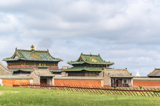 Temples in Erdene Zuu Monastery, Harhorin, South Hangay province, Mongolia