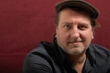 Model portrait with a shirt