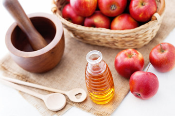 bottle of Apple cider vinegar