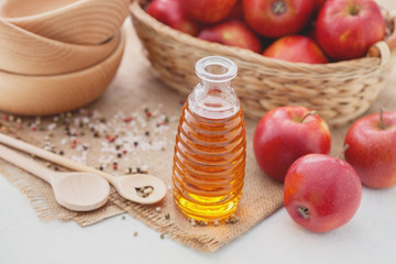 bottle of Apple cider vinegar
