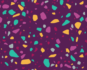 Terrazzo Pattern. Endless Background. 