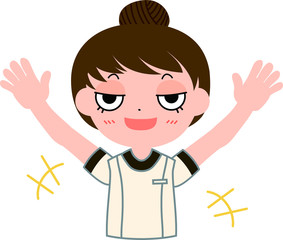 おてんばなエステティシャン　喜ぶ