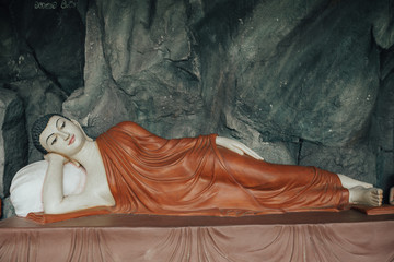 Lying buddha in Sri Lanka.