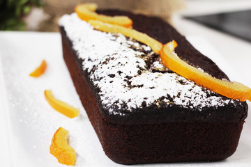 Plumcake cioccolato e arancia