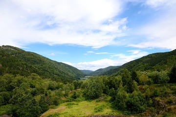 Fototapeta na wymiar Vallée dans les Vosges