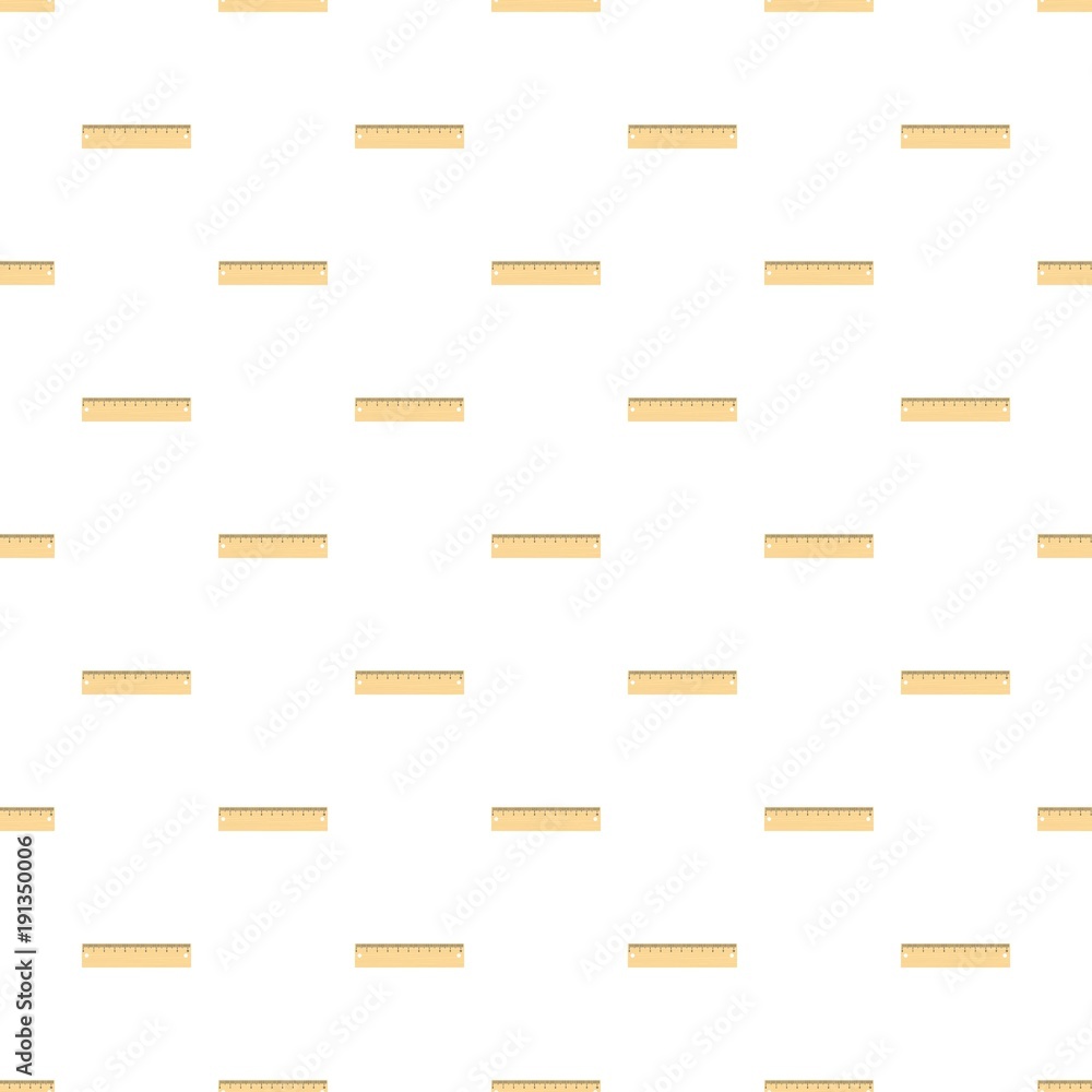 Poster short ruler pattern seamless in flat style for any design