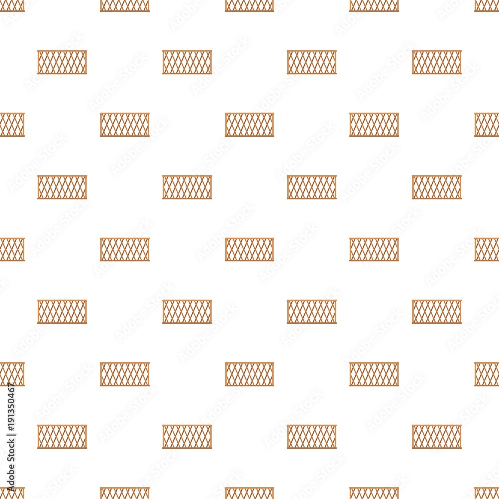 Poster fence pattern seamless in flat style for any design