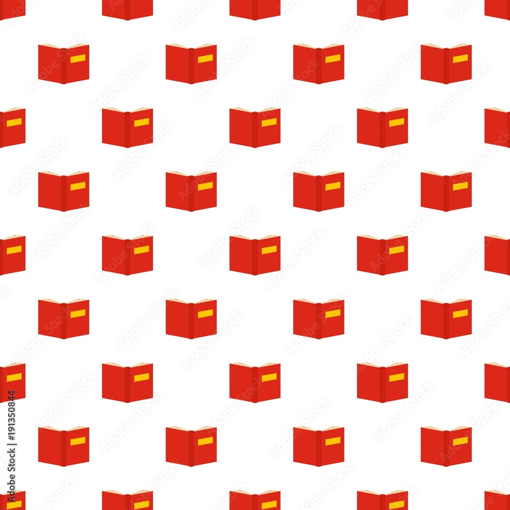 Poster book inverted pattern seamless in flat style for any design
