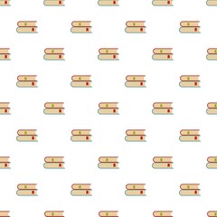 Book college pattern seamless in flat style for any design