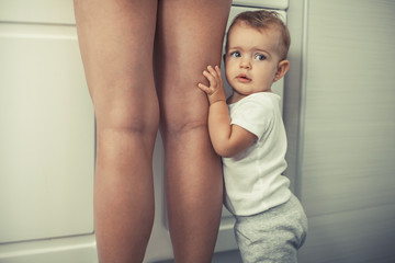 Baby With Fear in Her Eyes