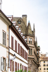 Beautiful view of ancient buildings at Strasbourg, Alsace, France