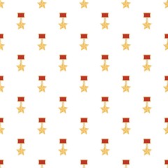 Medal pattern seamless in flat style for any design