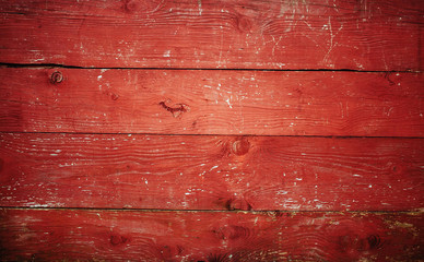 red Wood table surface top view. Natural wood patterns. Timber background of wood textur. Wood...