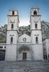 Fototapeta na wymiar Cathedral of St. Tryphon in Kotor