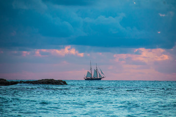 Sail Boat Caribbean 