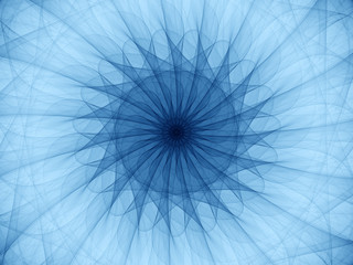 blue abstract ornament