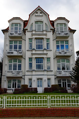 Fototapeta premium Bäderarchitektur in Bansin, Insel Usedom