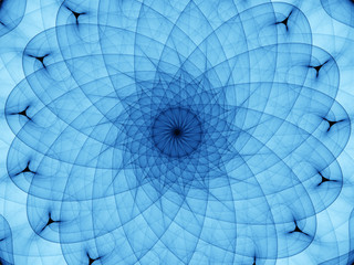 Naklejka premium blue abstract ornament