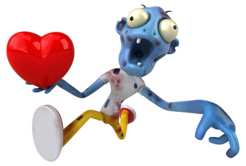 Fun zombie - 3D Illustration