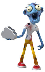 Fun zombie - 3D Illustration