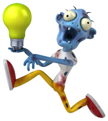 Fun zombie - 3D Illustration