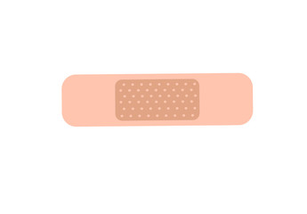 Medical adhesive plaster illustration vector