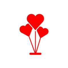 Heart vector icon , love symbol