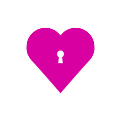 Heart vector icon , love symbol