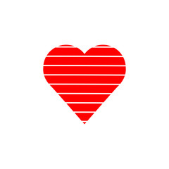 Heart vector icon , love symbol