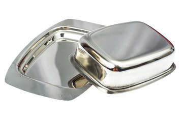 Metallic form for creamy butter