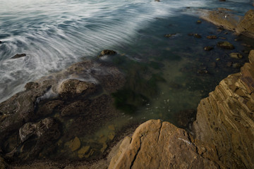 Ocean Waves Long Exposure