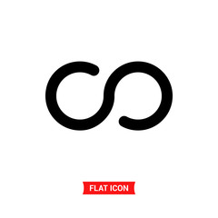 Infinity vector icon