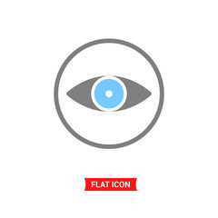 View vector icon , eye symbol icon
