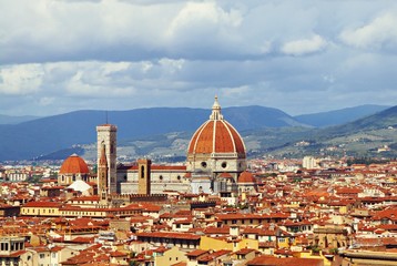 Obraz premium Traveling Florence, Italy: Duomo
