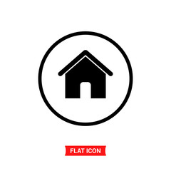 Home vector icon , House symbol