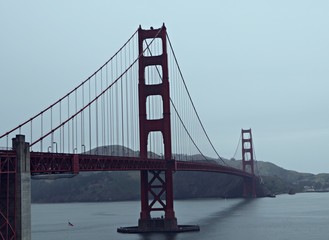 Traveling San Francisco Golden Gate bridge